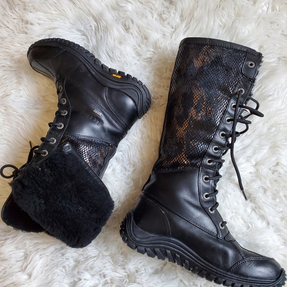 UGG Adirondack II Tall Exotic Velvet Snow Boots - Picture 7 of 7